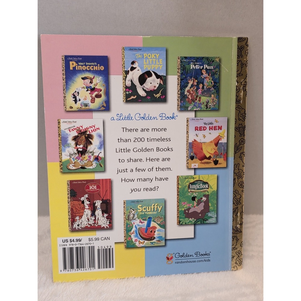 VNTG Little Golden Book 3 Disney, 3 Little Pigs, Alice In Wonderland, Pinocchio - Picture 7 of 16